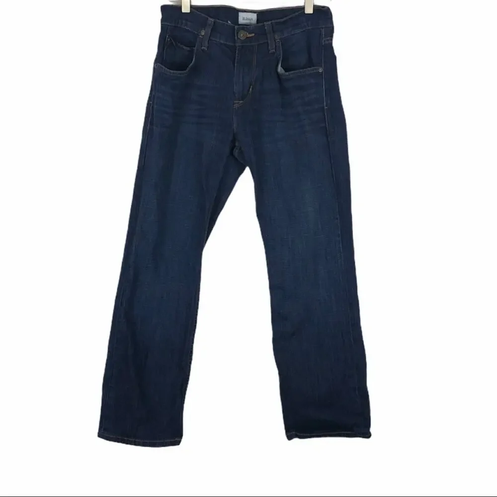 HUDSON Men's Jeans Wilde‎ Relax Straight Leg 29 Dark Wash